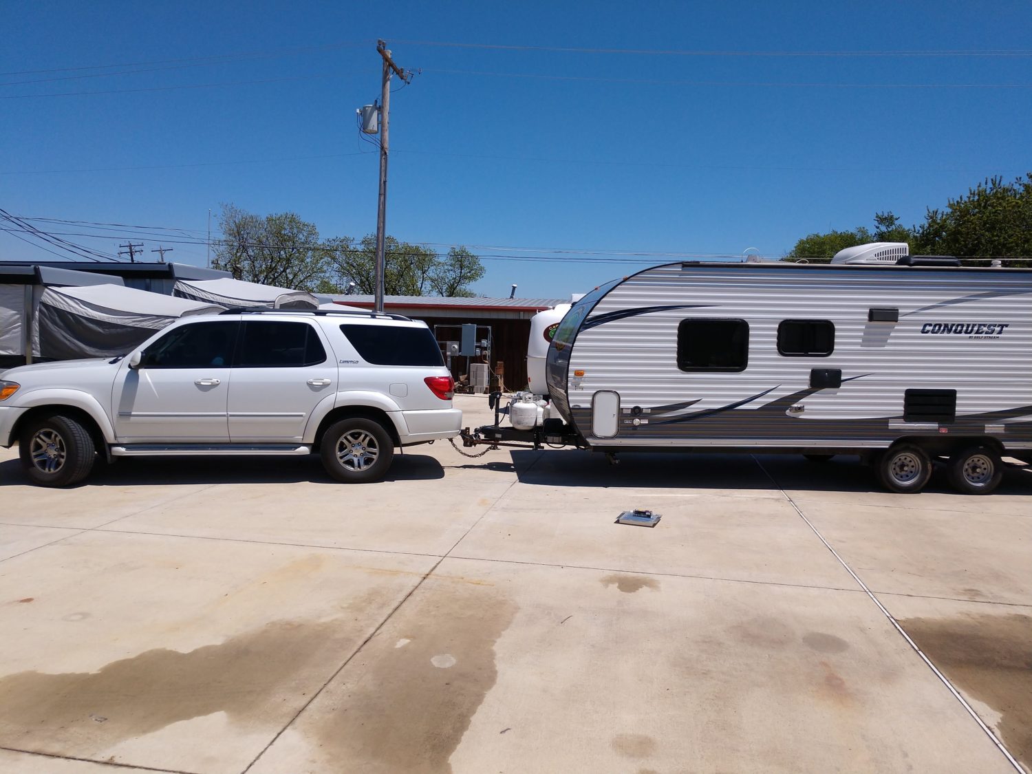 Cleburne State Park TX RV Motorhome Travel Trailer